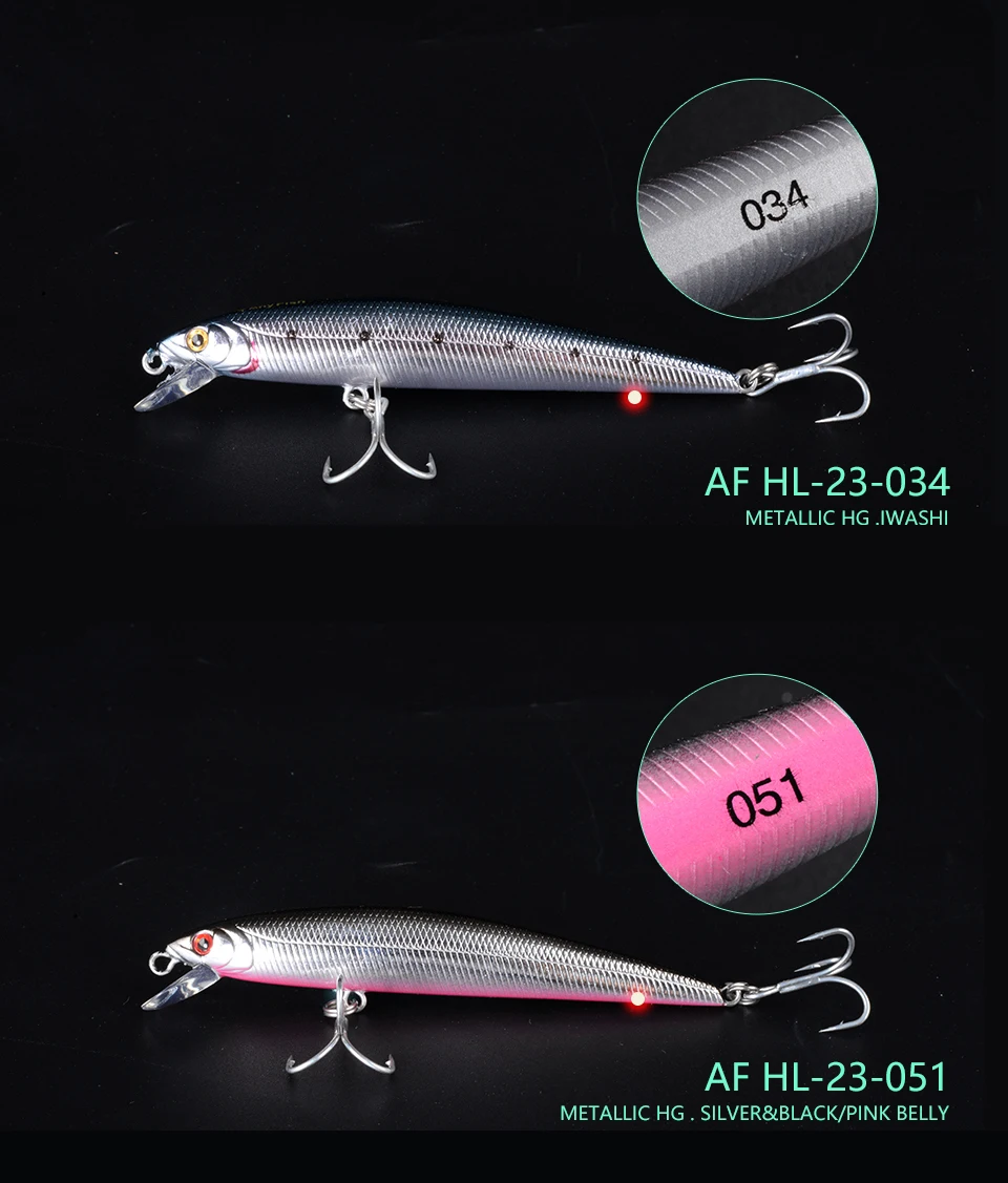 ANYFISH RV MINNOW 80F плавающая приманка для рыбалки 8 см 5,4 г жесткая приманка с 2 рыболовными крючками глубина погружения 0,4-0,6 м воблер