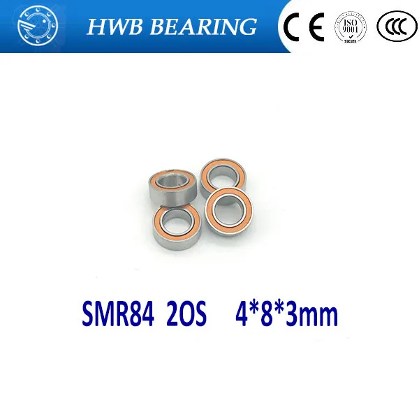 1 шт. 4x8x3 мм SMR84 2OS CB ABEC7 SMR84C гибридные керамические подшипники из нержавеющей