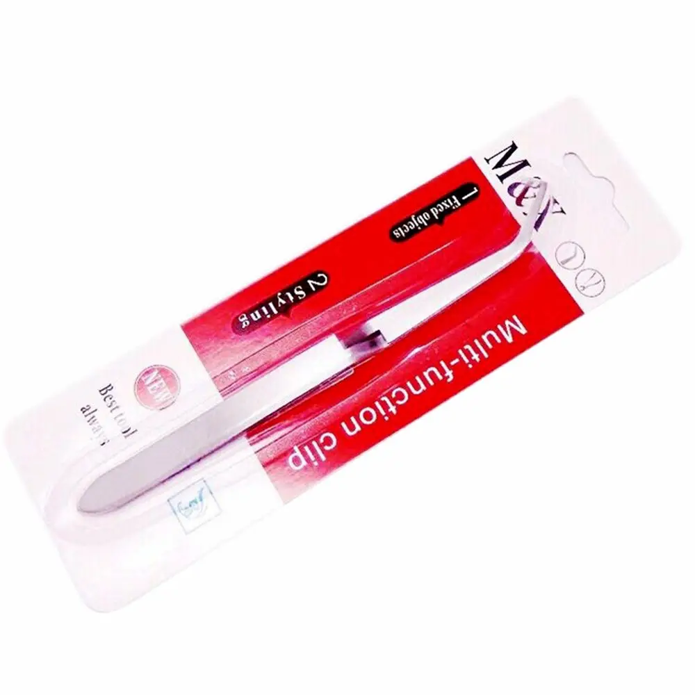 

1Pc Multifunction Stainless Steel Nail Art Shaping Tweezers Cross Nail Clip Manicure Tools Fashion New Nail Art Tool