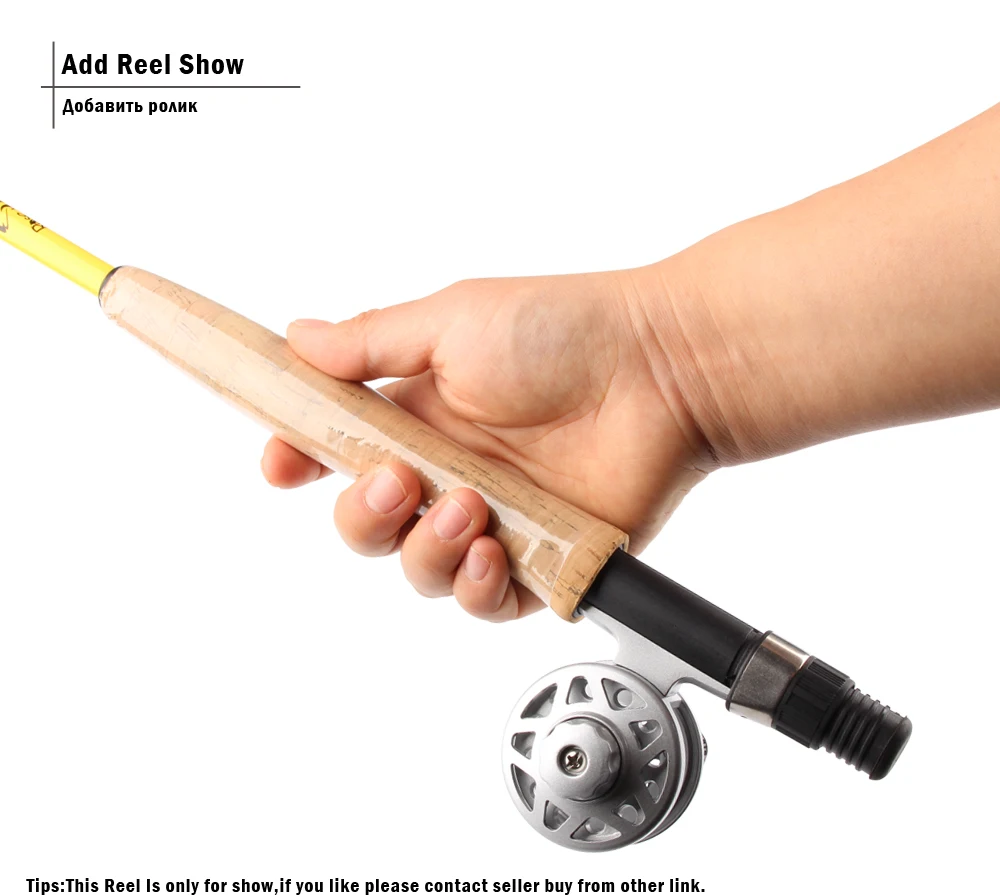 RoseWood Mini Fly Удочка 6'" 5 секций линии#3 Удочка снасти для ловли форели, разработанная в США путешественника