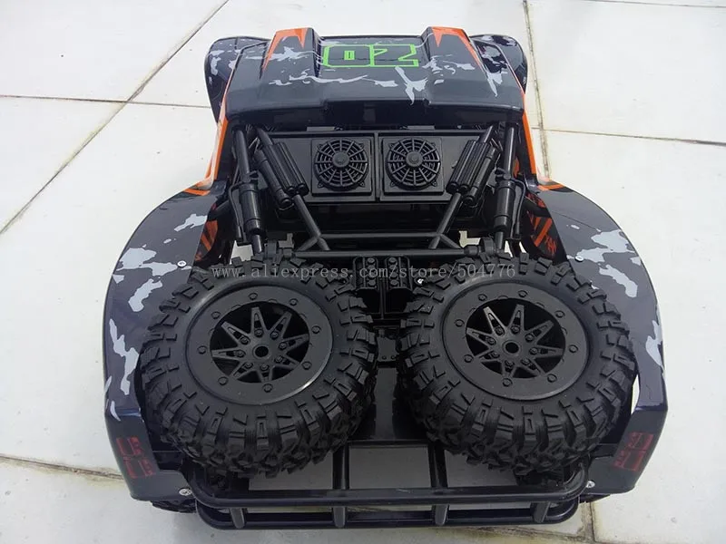 Rc-car-1: 10 rc автомобиль 48 см большой внедорожный Водонепроницаемый rc автомобиль работает на суше и воде 1/10 игрушечные машинки rc для детей