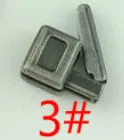 Size 3 bronze 100 шт./лот 3#5#8#10# застежка-молния, фиксатор, коробка для шитья, аксессуары на молнии, Мгновенный ремонт, аксессуары - Цвет: Size 3 bronze