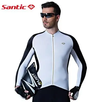 Santic spexcel мужские майки для велоспорта с длинным рукавом экстремальная посадка