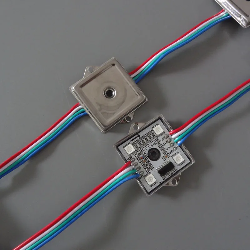 IC WS2801 LPD6803S 5050 RGB * 4 полноцветный модуль светодиодные лампы 12 В постоянного тока 1 44