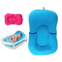 cushion newborn bath baby bath anti slip cushion seat infant floating bather bathtub pad shower bed security guaranteed