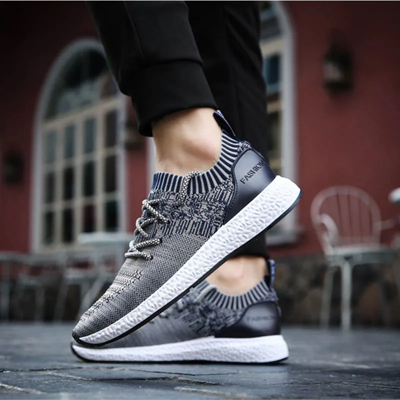 New Mesh Men Summer Casual Shoes Slip-On Lightweight Comfortable Breathable Walking Sneakers Feminino Zapatos | Обувь