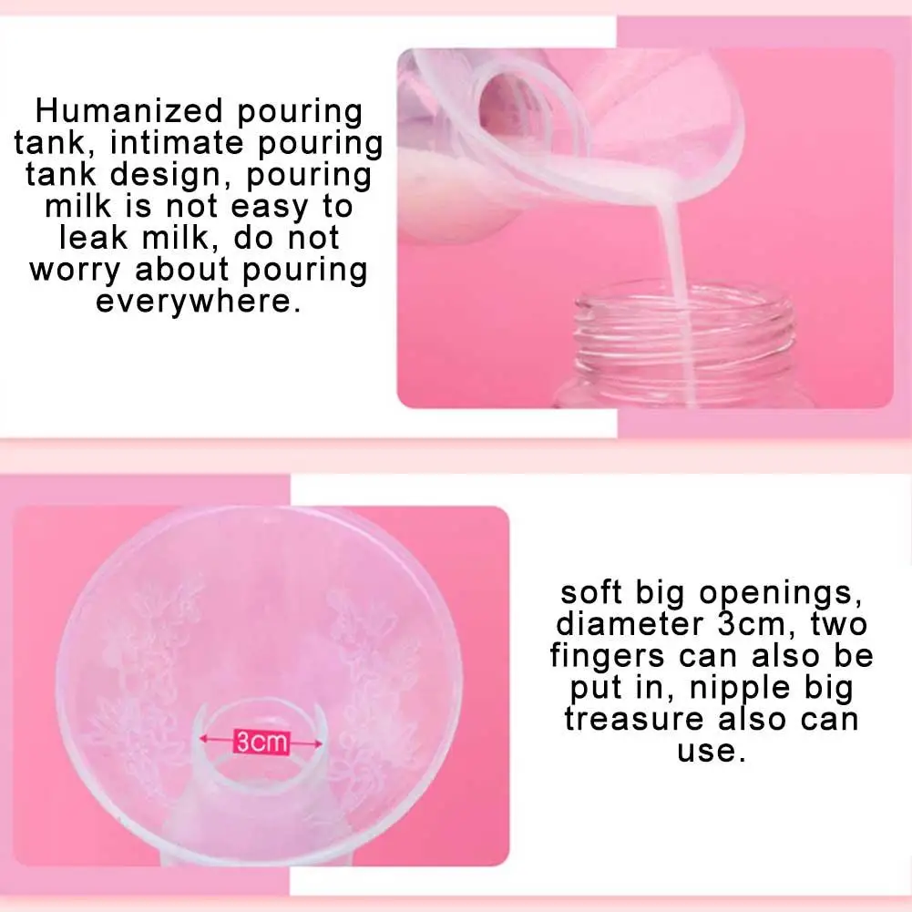 Hot Baby Feeding Manual Breast Pump Partner Breast Collector Automatic Correction Breast Milk Silicone Pumps USB PP BPA Free