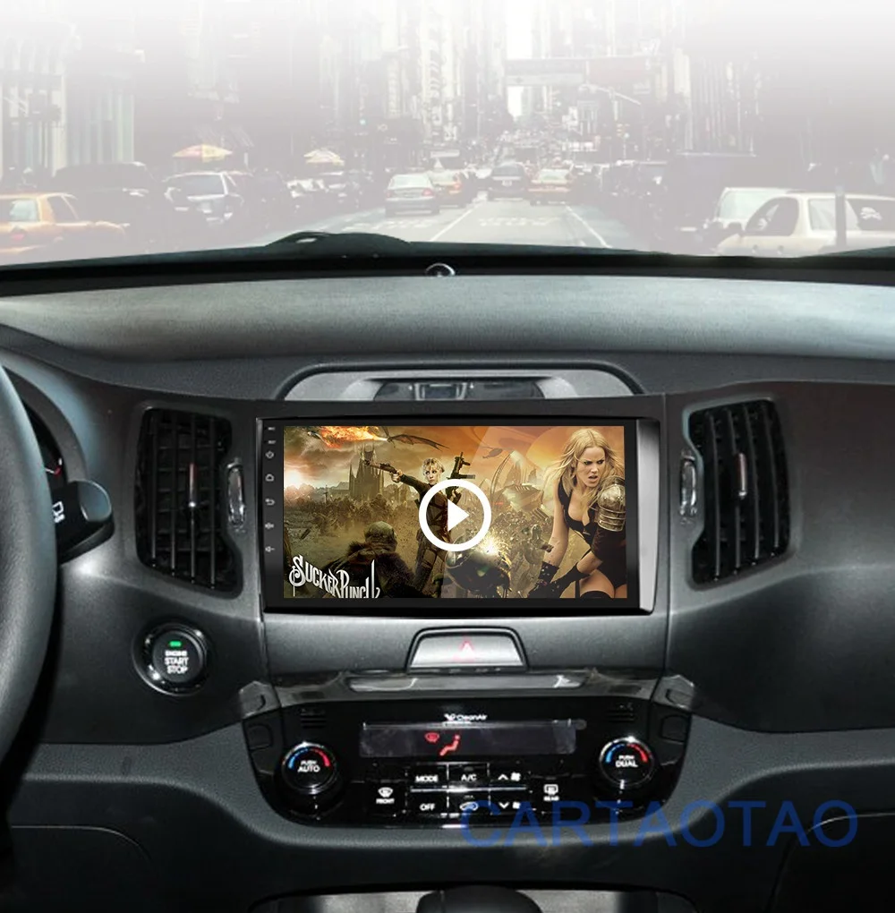 2G+ 32G " 2din Android 8,1 GO автомобильный dvd-плеер для KIA Sportage 3 4 2010 2011 2012 2013- автомобильный Радио gps навигация wifi плеер