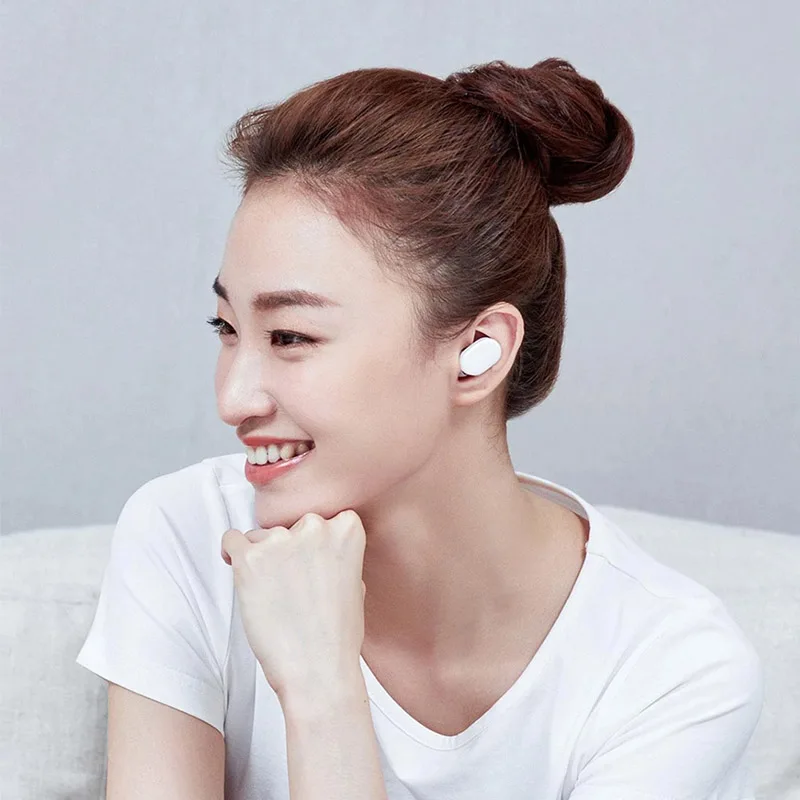 Xiao mi AirDots Bluetooth наушники TWS новейшая гарнитура наушники Handsfree сенсорное управление mi jia mi наушники для redmi