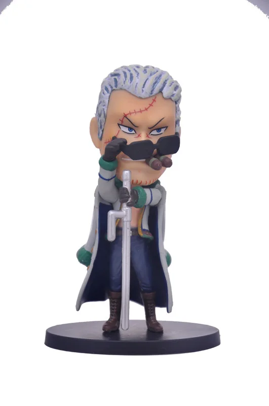 6 шт./компл. аниме одна штука ПВХ фигурка темно синий Issho Sengoku Smoker Tashigi Marco Shirahoshi Q