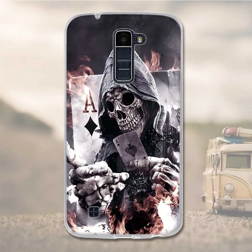 Мягкий 3D чехол с рисунком для LG K10 Lte K 10 K420N M2 K410 K430DS F670 двойной задняя крышка