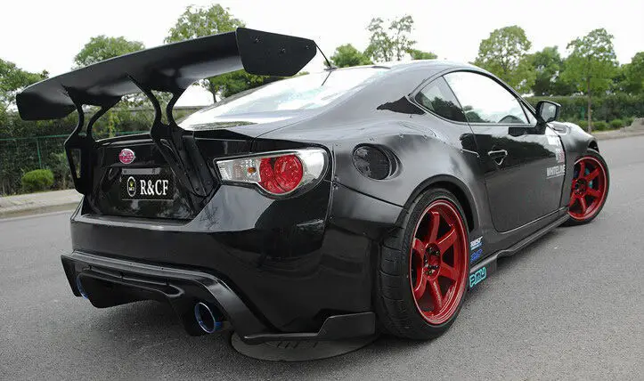 Задний спойлер GT86 FT86 BRZ FR S GT WING // ROCKET BUNNY + алюминиевые Кронштейны CNC|gt spoiler wing|spoiler