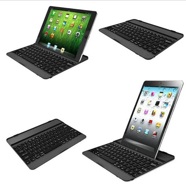 Ультратонкий чехол клавиатура Metel из алюминиевого сплава с подставкой для Apple iPad 5