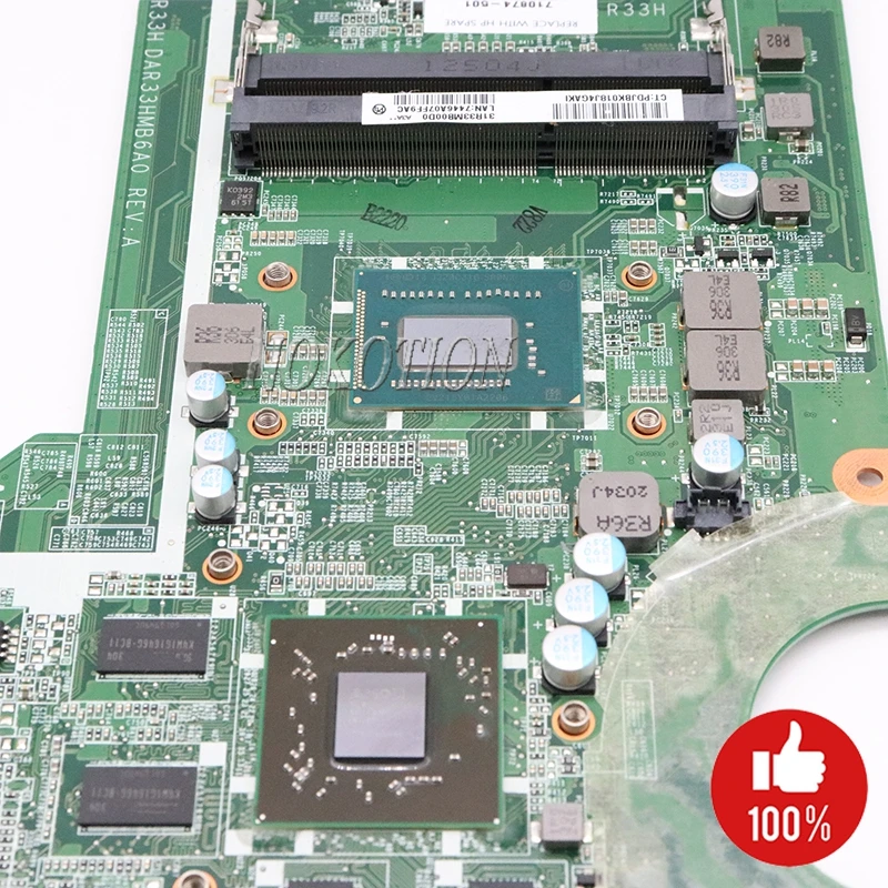 NOKOTION 710874-001 аккумулятор большой емкости DA0R33MB6A0 для hp павильон G4 G4-2000 G6 G6-2000 G7 G7-2000 Материнская плата ноутбука I3-3110M Процессор DDR3 HD7670M