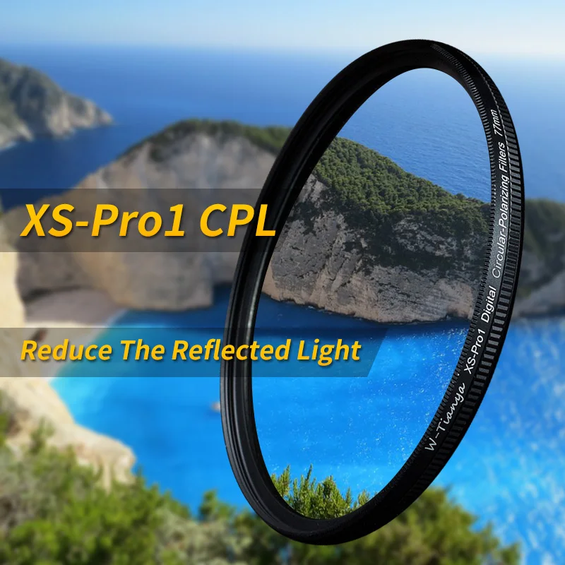 Wtianya тонкий xs pro1 цифровой круговой поляризатор cpl 67 77 мм ультратонкий 37 40 5 43 46 49 52 55