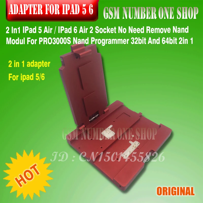 PRO3000S 2 в 1 (для ipad5/6) или 3 ipad2/3/4) ICloud разблокировка адаптер Избегайте удаления NAND с