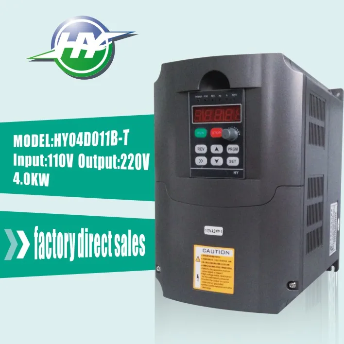 Новый huanyang 110v до 220v step-up vfd инвертор 4000 Вт 50/400 Гц прямые продажи с завода |