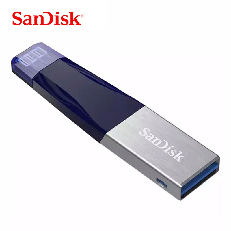 SanDisk USB флеш-накопитель 128 ГБ флеш-накопитель USB3.0 флеш-карта памяти 64 Гб OTG флеш-накопитель Lightning 256 ГБ U диск MFi для iPhone и iPad