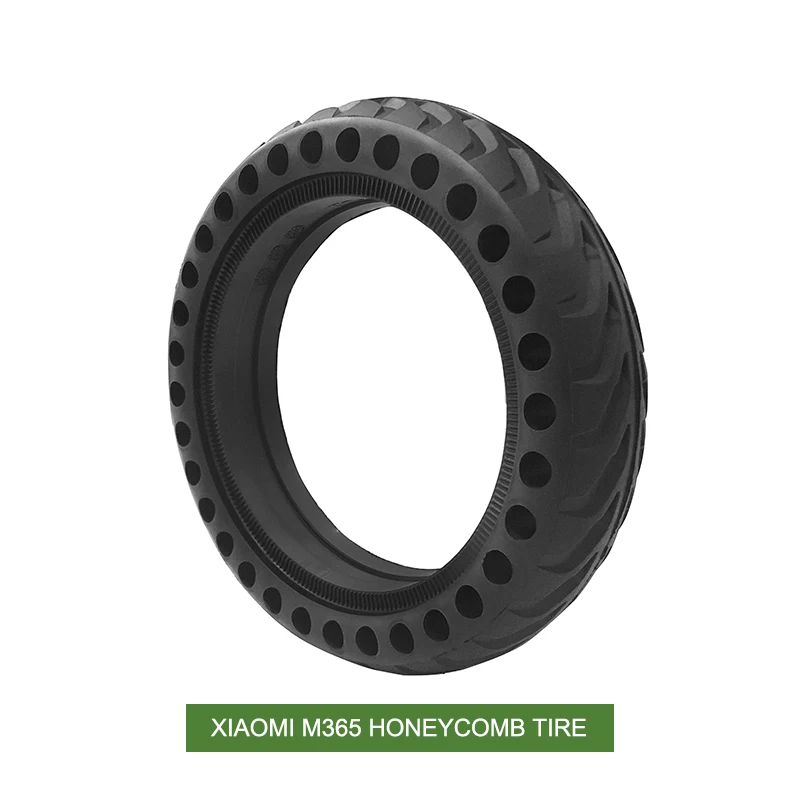 Honeycomb solid tire 8 1/2x2 Xiaomi Mijia M365 электрический скутер колесо пневматического грузоподъёмника 8 дюймов для пчелиных сот демпфирования когда-либо шины надежных партнеров! безвоздушные вакуумный внутренней трубки шины - Цвет: Honeycomb solid tire