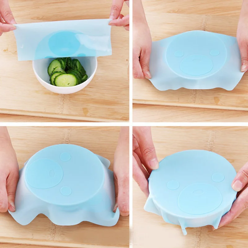 QuickDone мультфильм Силиконовые Обёрточная бумага для микроволновой печи