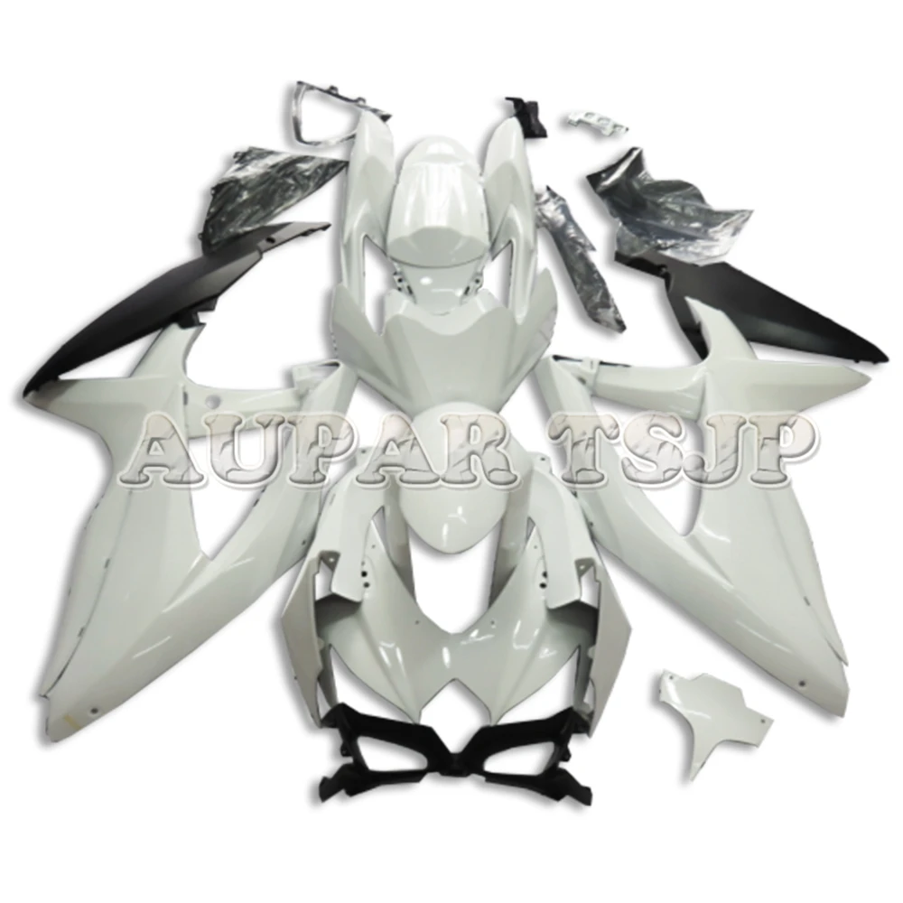 

Black and White Complete Injection Cowling For Suzuki 2008 2009 2010 GSXR600-750 K8 GSXR750 GSXR600 08 09 10 ABS Plastic Fairing