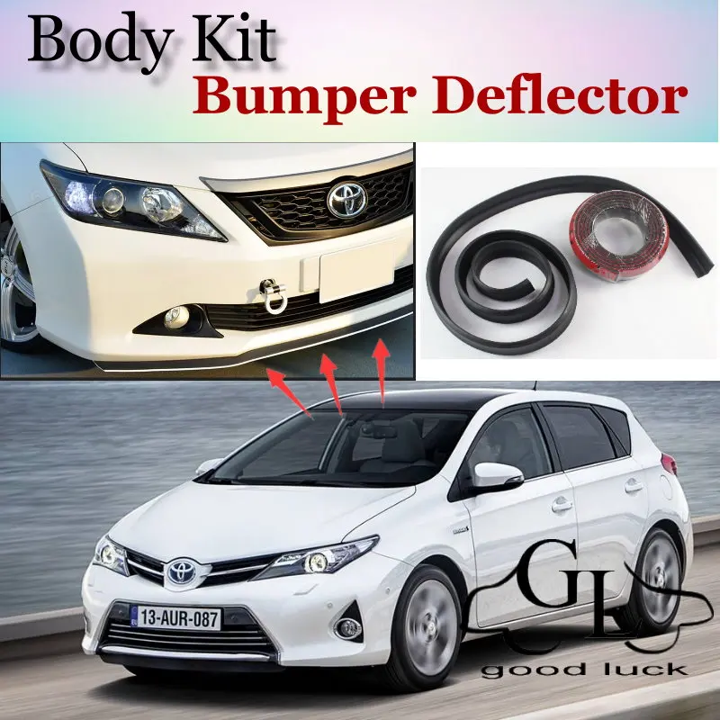 Для TOYOTA Auris Corolla Hatchback для Scion iM бампер губ/передний спойлер устойчивый к царапинам