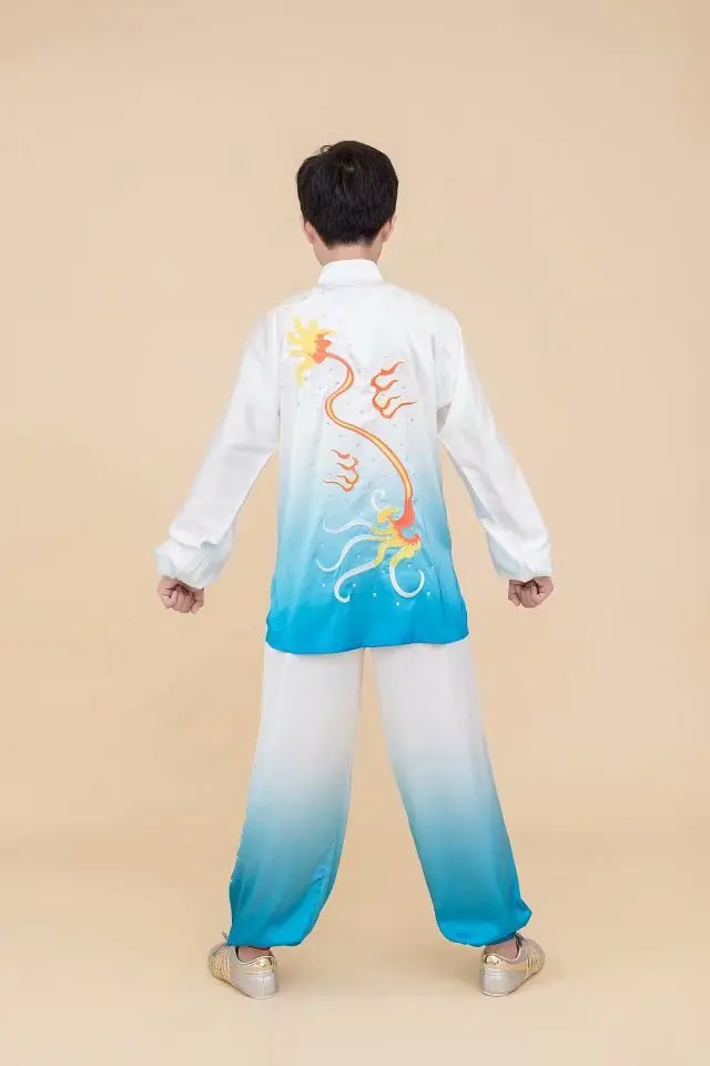 Wushu taichi одежда тайцзи changquan Униформа боевые искусства соревнования вышитые