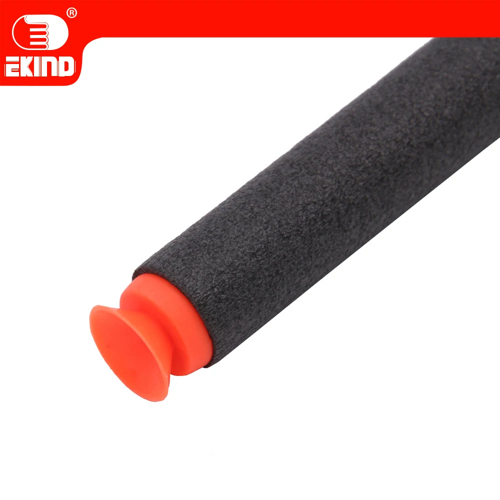 100 pcs Black Всасывающие дротики EKIND 7,2 см Заправка для Nerf серии бластеров детский игрушечный пистолет - Цвет: 100 pcs Black