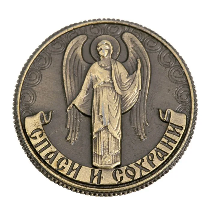 Российская памятная монет. Украшение для дома. Металлические поделки