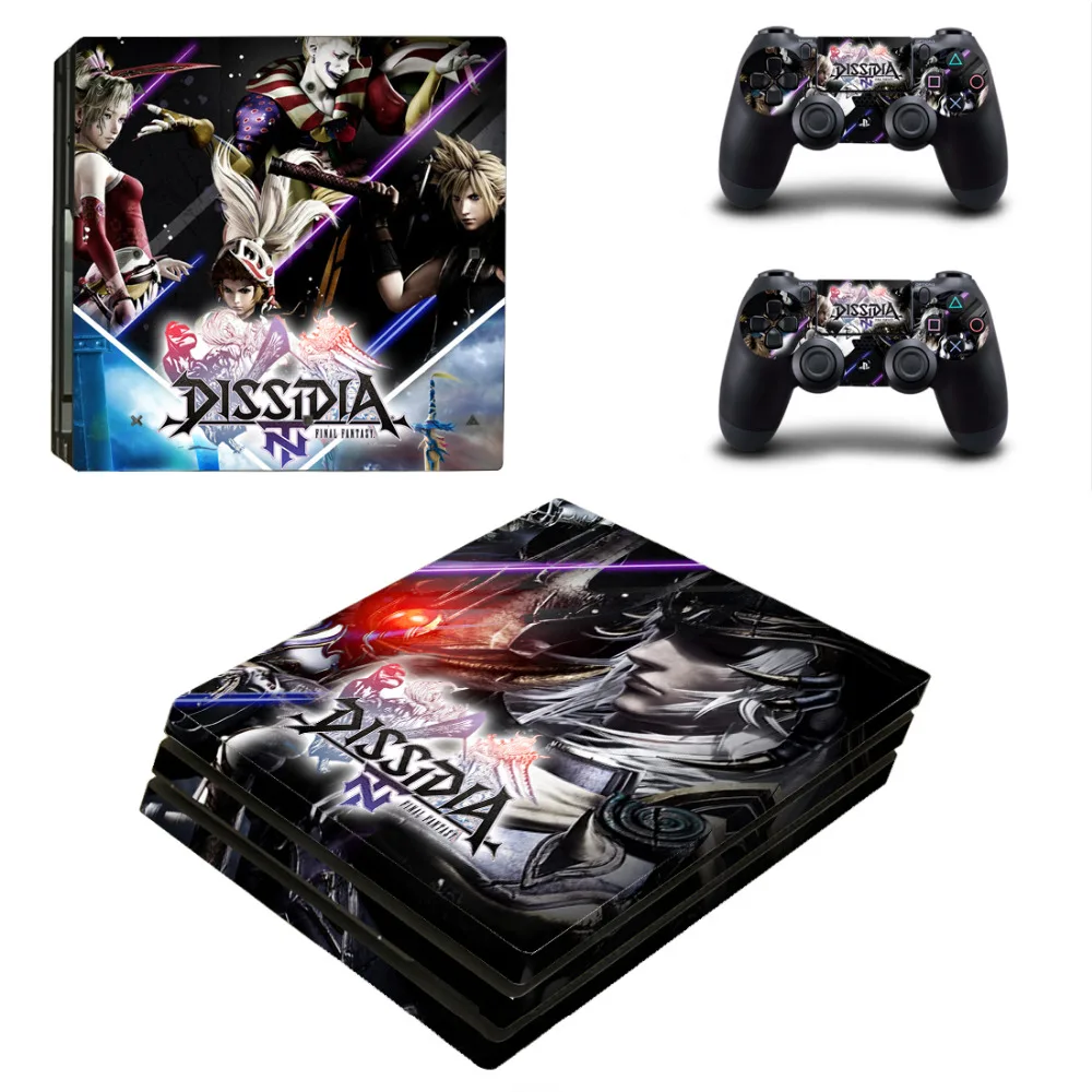 Dissidia Final Fantasy NT PS4 Pro кожи наклейки для Sony PlayStation 4 консоли и 2 контроллеры виниловые