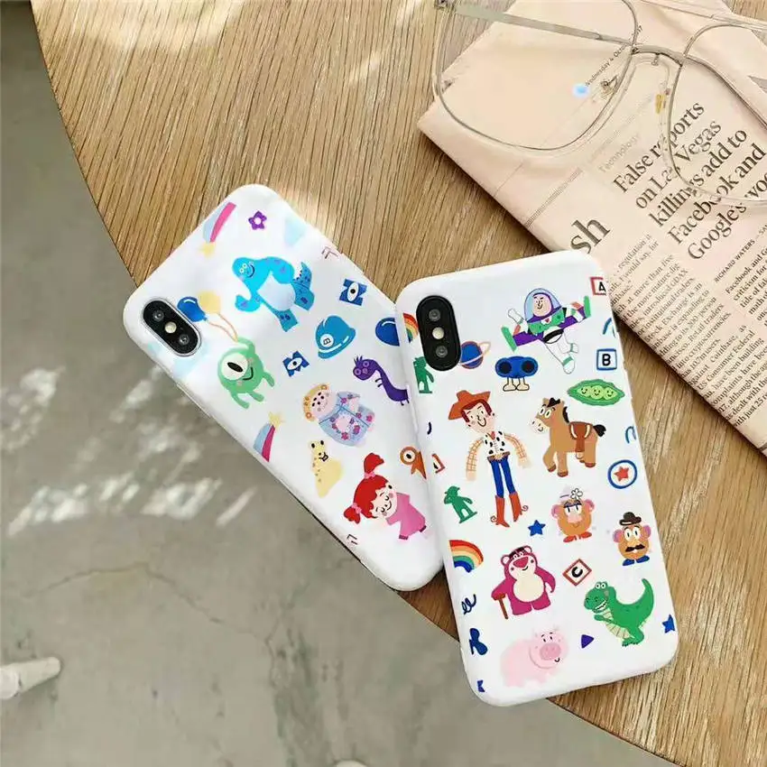 Monsters University Sullivan Doll Toy Story Buzz Woody Candy TPU Phone Cases Covers For iPhone XR XS MAX 6s 7 8 Plus Capa Fundas |