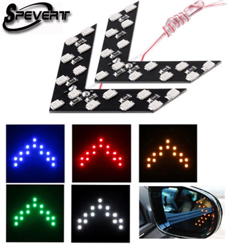 Спиверт 2x автомобильный зеркальный индикатор Заднего вида сигнальный