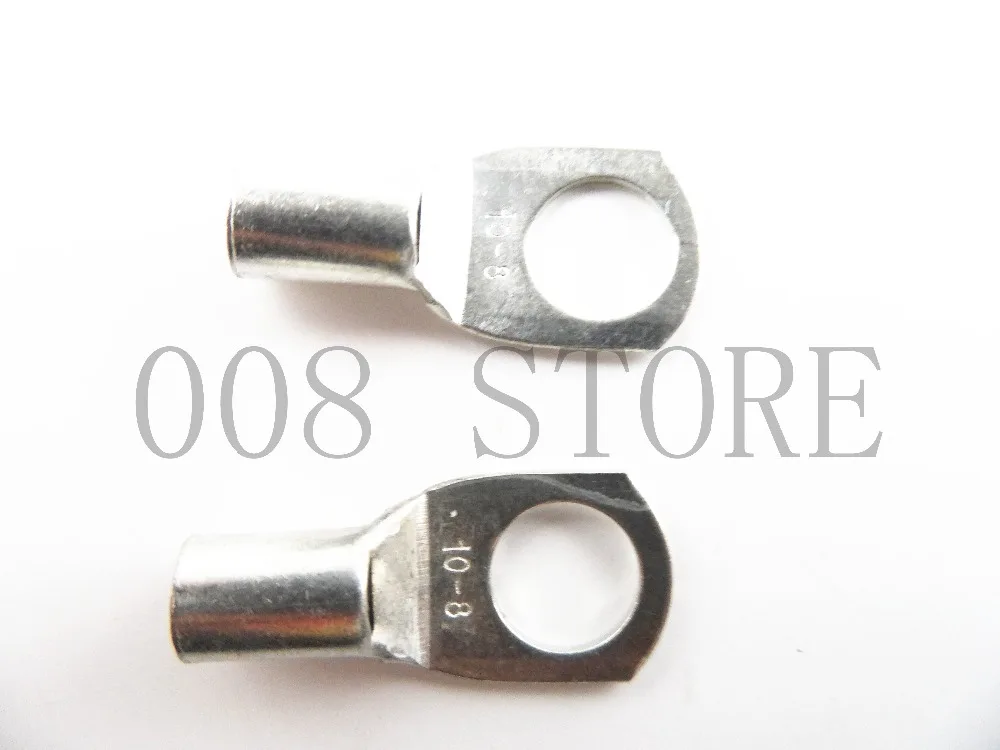 SC 10 8 мм с отверстием для болта из луженой меди кабельные наконечники Батарея