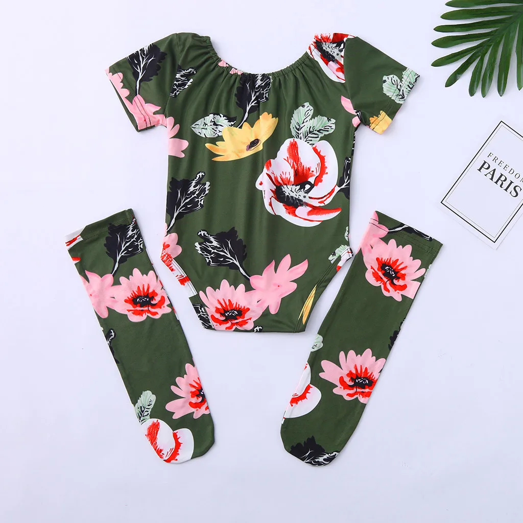 Комплект летней одежды из 3 предметов для маленьких девочек комбинезон с