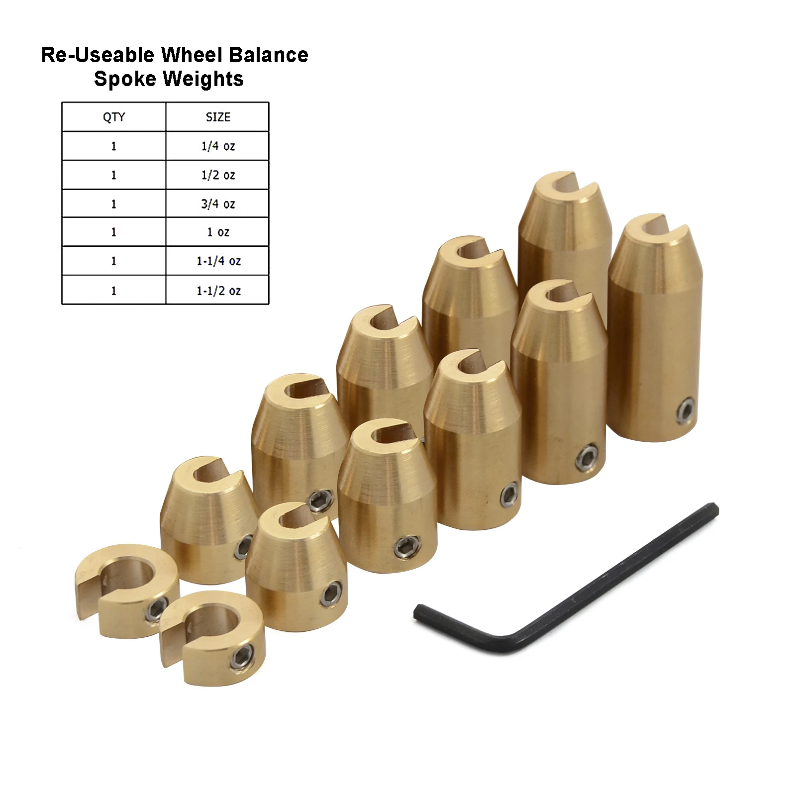 

12 Pack Reusable Motorcycle Brass Wheel Spoke Balance Weights Refill Kits For KTM Harley-Davidson Super Moto Suzuki BMW wheels