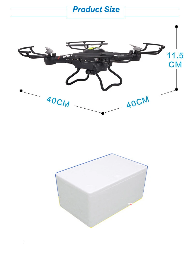 3 batteriesjjrc H8C мини Phantom 2 FPV Дрон 2,4G 4CH 6-Aixs Квадрокоптер вертолет с гироскопом с 2MP Камера VS Syma X5C Hubsan H107D