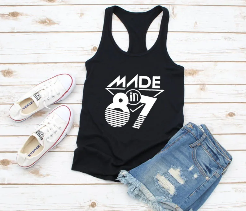 Забавный женский жилет летняя футболка с принтом в виде букв модель 1987