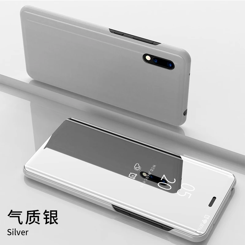 Для Huiawei Honor 10 чехол Honor 10 Lite искусственная кожа и пластик зеркальный Чехол Флип книжка смарт-чехол Honor View 10 Honor Note 10
