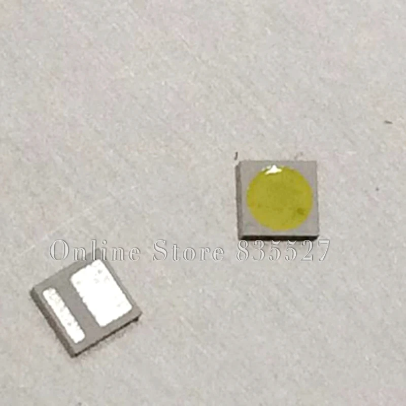 200 шт./лот 3030 1 Вт 3 в чистый белый SMD LED ЖК Телевизор подсветка лампы бусины большой