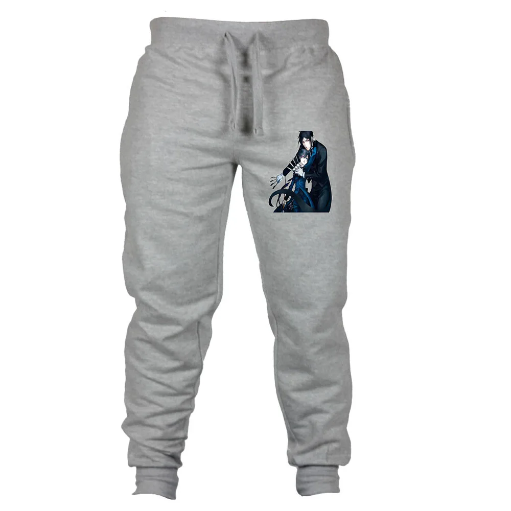 anime Black Butler Sebastian Pants Men Joggers Harem Autumn Winter Fitness Sweatpants Male Hip Hop Sportswear | Мужская одежда
