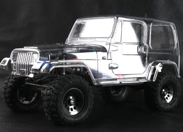 Jeep Wrangler Unlimited Rubicon Clear Body 12.8"(324mm) Wheelbase For aRAXXAS TRX-4 Proline FJ40 AXIAL SCX10 AX90047 AX90046