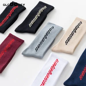 Модные мужские хлопковые носки, женские уличные носки Kanye West Ins, длинные носки в стиле хип-хоп с надписью, калабасасами, носки в стиле Харадзюку для скейтборда