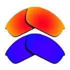 Оранжево-красные зеркальные и фиолетовые зеркальные поляризованные Сменные линзы для оправы Flak Jacket 100% UVA  UVB