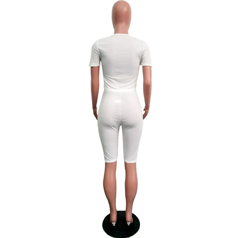 Женский комплект из 2 предметов с блестками и губами летний топ короткими