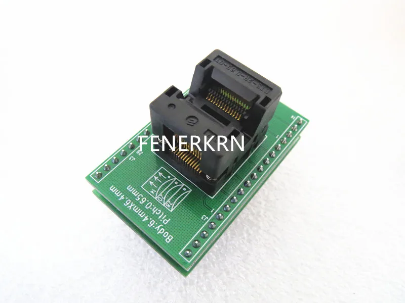 Opentop TSSOP28 ZY290A IC тестовый адаптер гнезда сиденья скамья в наличии БЕСПЛАТНАЯ