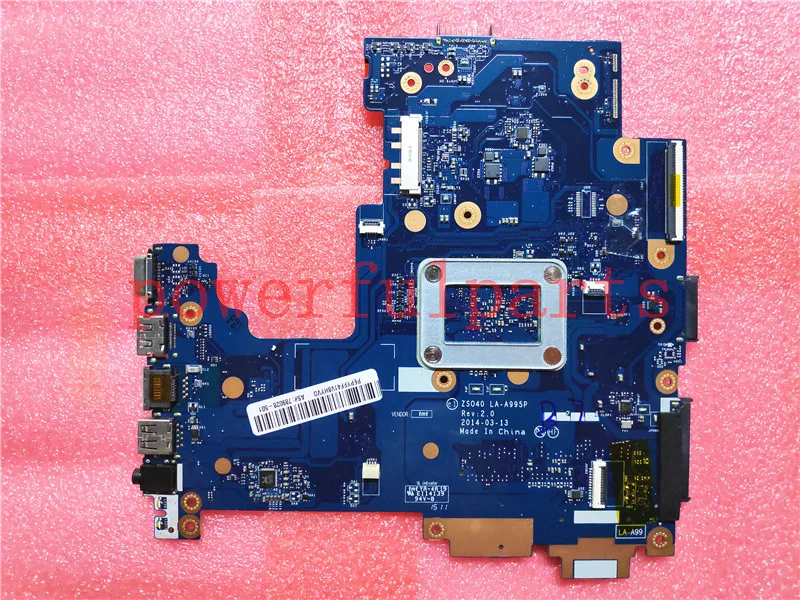 Материнская плата для ноутбука для hp 240 G3 14-R 788004-501 Тетрадь для материнской платы ZS040 LA-A995P полностью протестированы хорошо