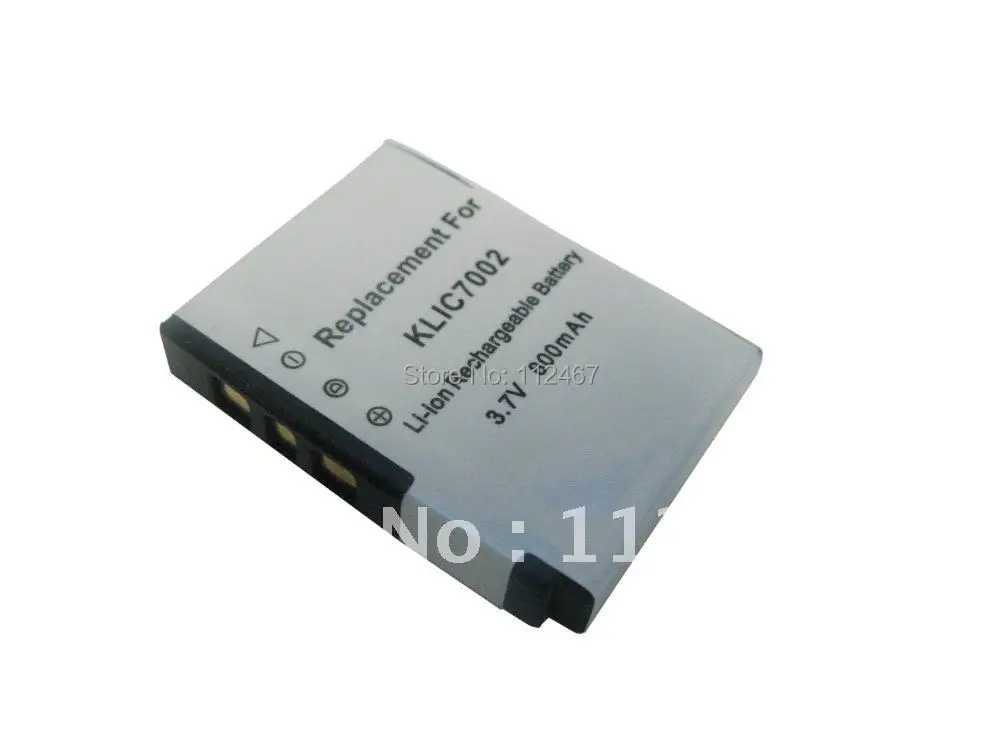 800 мА/ч KLIC 7002 KLIC7002 цифровой Камера перезаряжаемый литий ионный аккумулятор