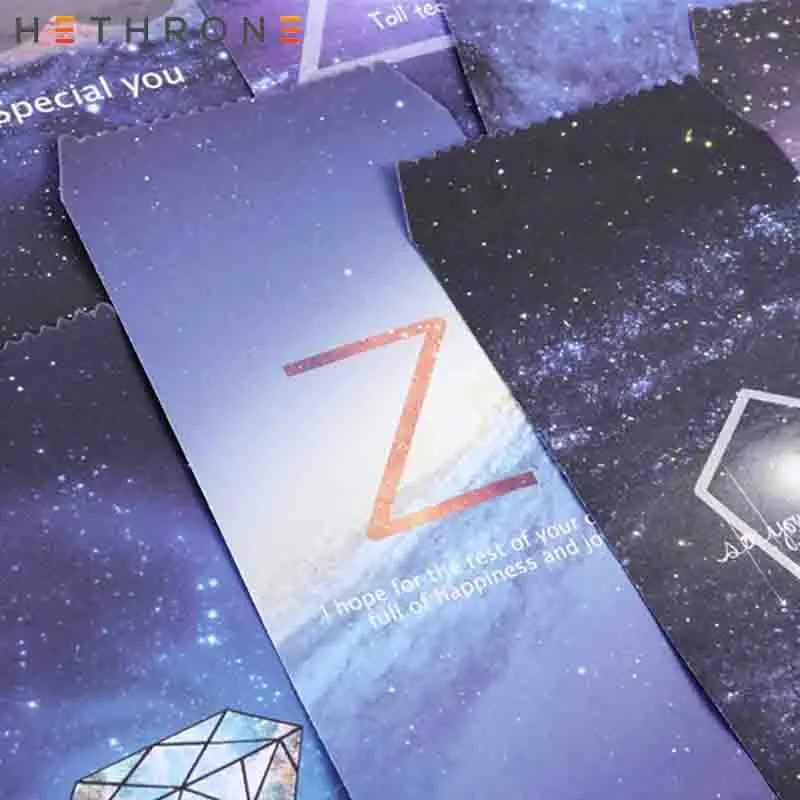 Hethrone 5 шт. фантазия звездное небо Ремесло бумажные конверты длинный тип билета