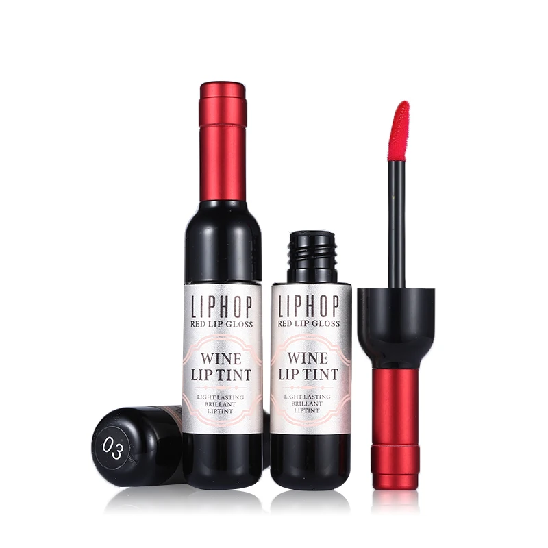 Liphop жидкая помада красного вина Питательная долговечная матовая устойчивая к