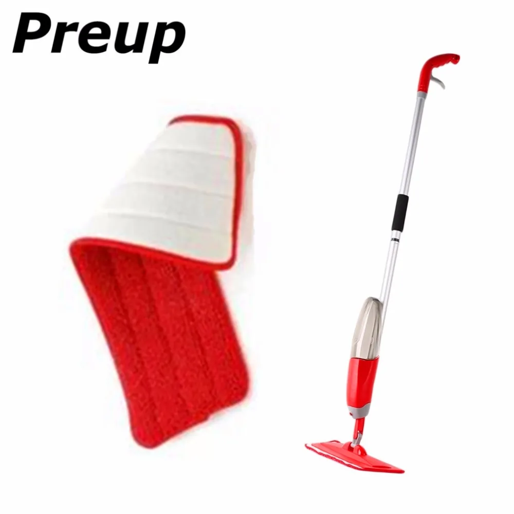 Preup 3 цвета замена микрофибры сс моющиеся СС насадка для швабры колодки Fit Flat спрей Швабры Уборка дома